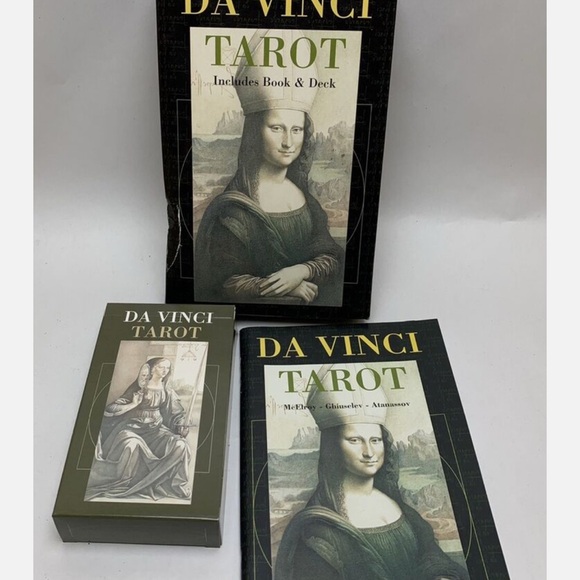Da Vinci Tarot Deck and Book Set OOP HTF Deck & Cards - Picture 5 of 5
